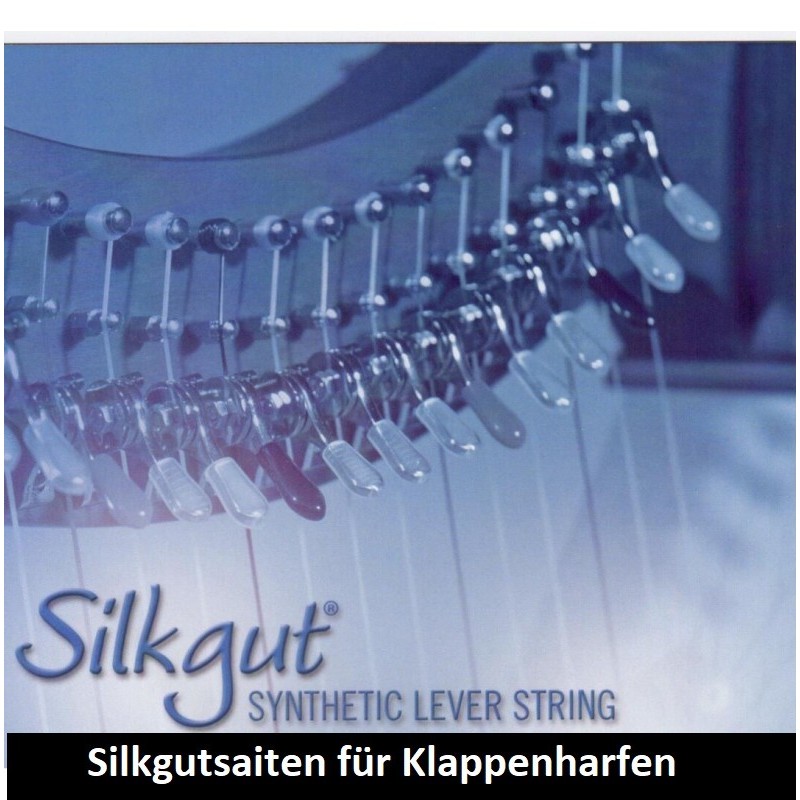 Oktave 2, Bow Brand Silkgutsaiten für Klappenharfe