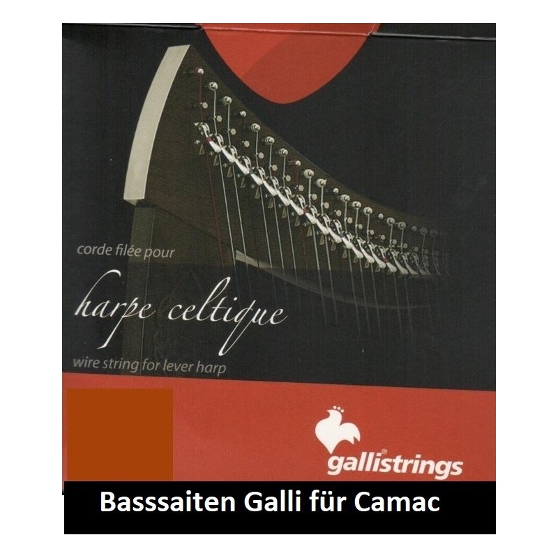 Oktave 5, Basssaite für Camac Klappenharfe, Gallistring