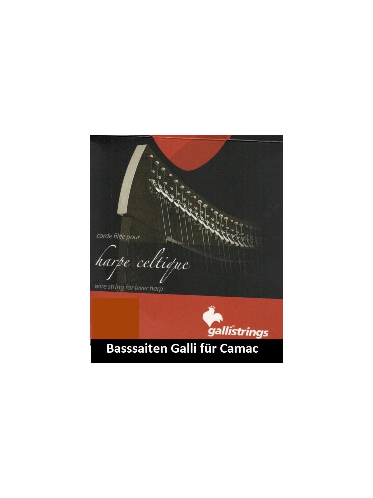 Oktave 5, Basssaite für Camac Klappenharfe, Gallistring
