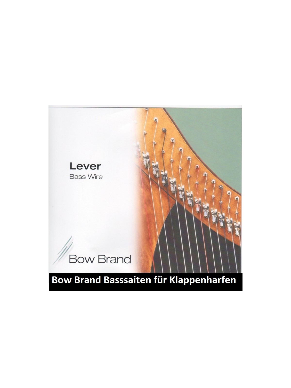 Oktave 5, Basssaite für Klappenharfe, Bow Brand Standard