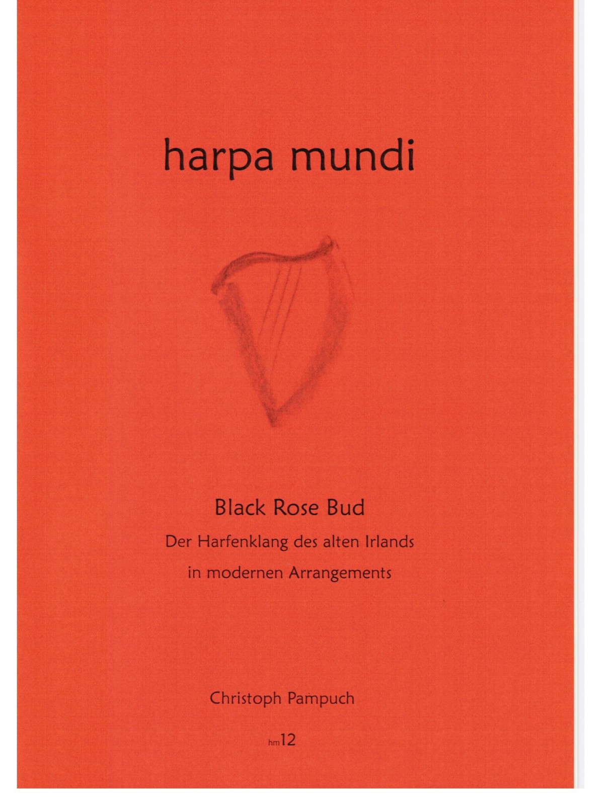 harpa mundi Notenheft Black Rose Bud hm12