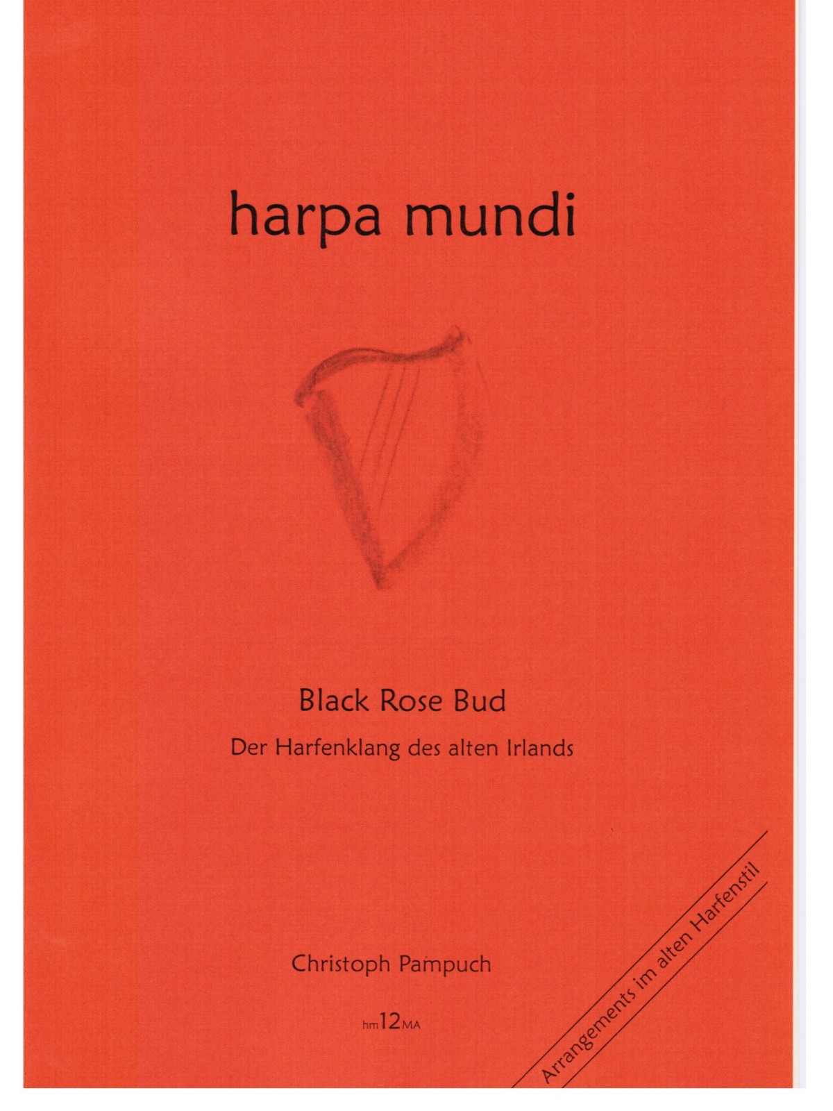 harpa mundi Notenheft Black Rose Bud hm12ma