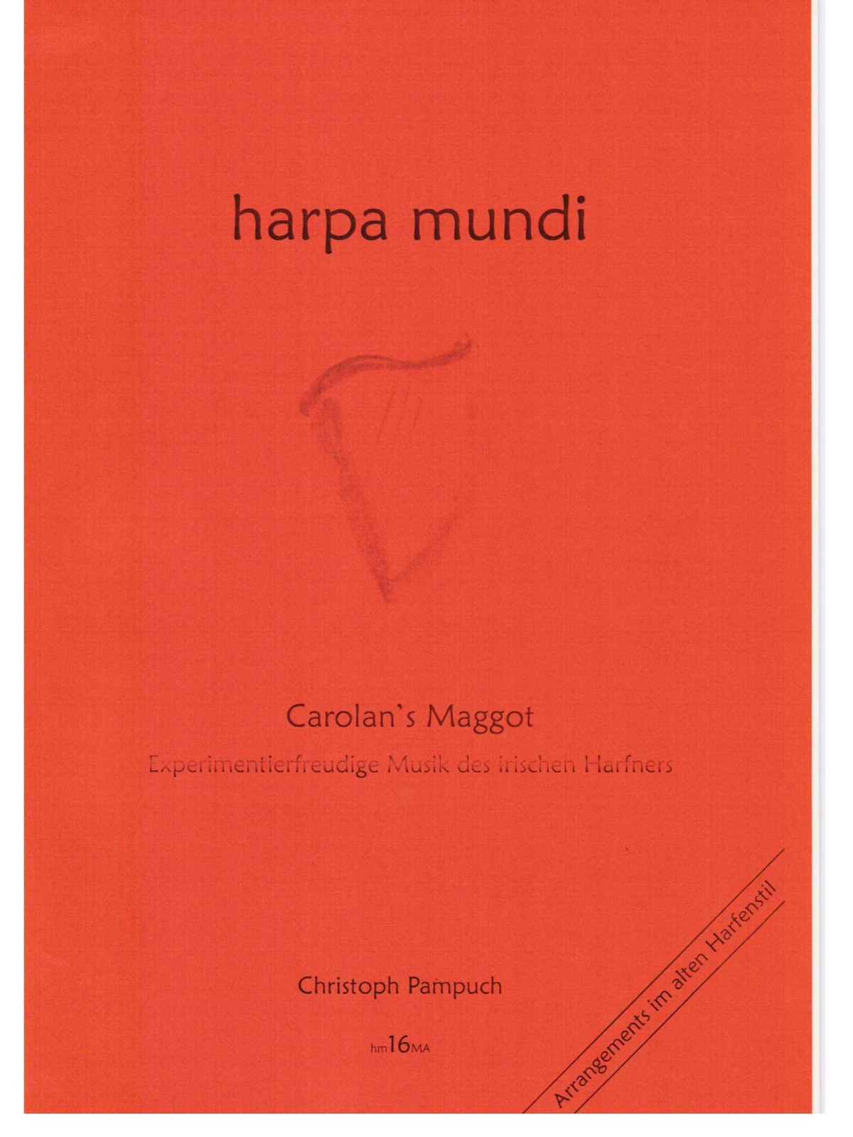 harpa mundi Notenheft Carolan's Maggot (hm16ma)