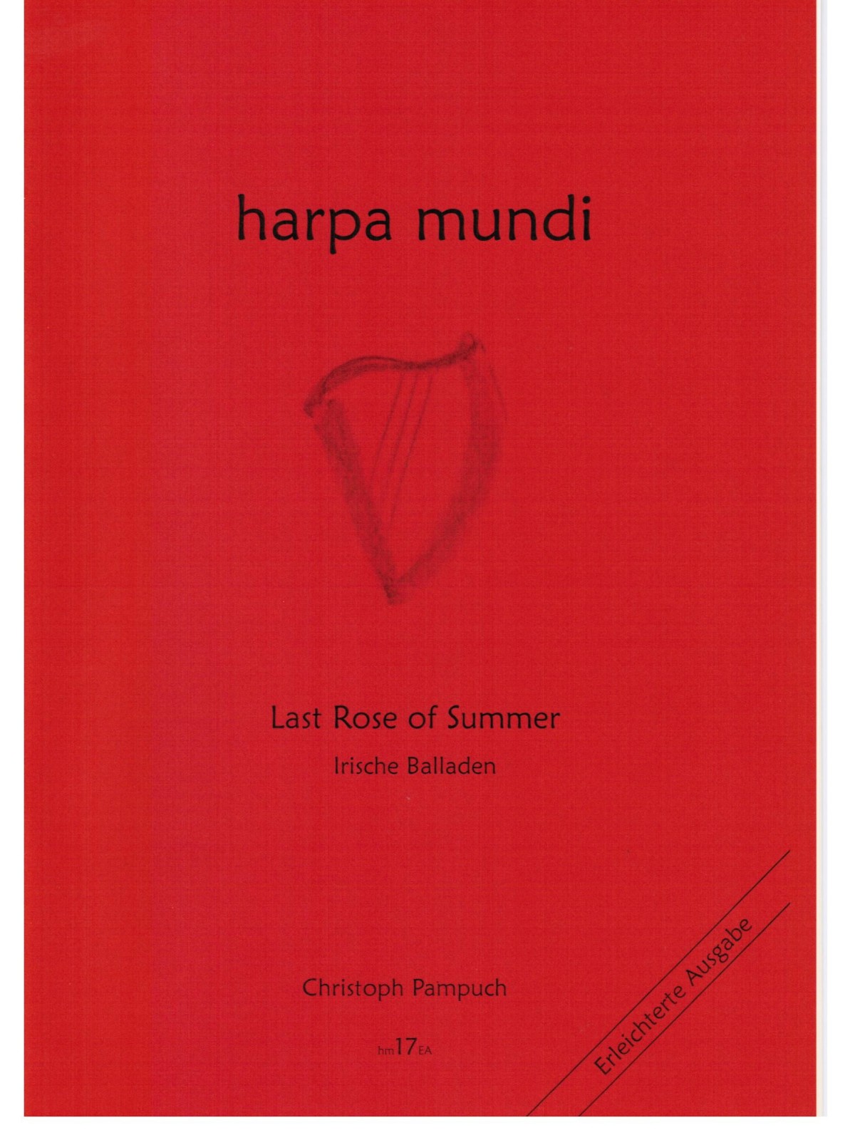 Notenheft harpa mundi The last Rose of Summer erleichtert, hm17ea