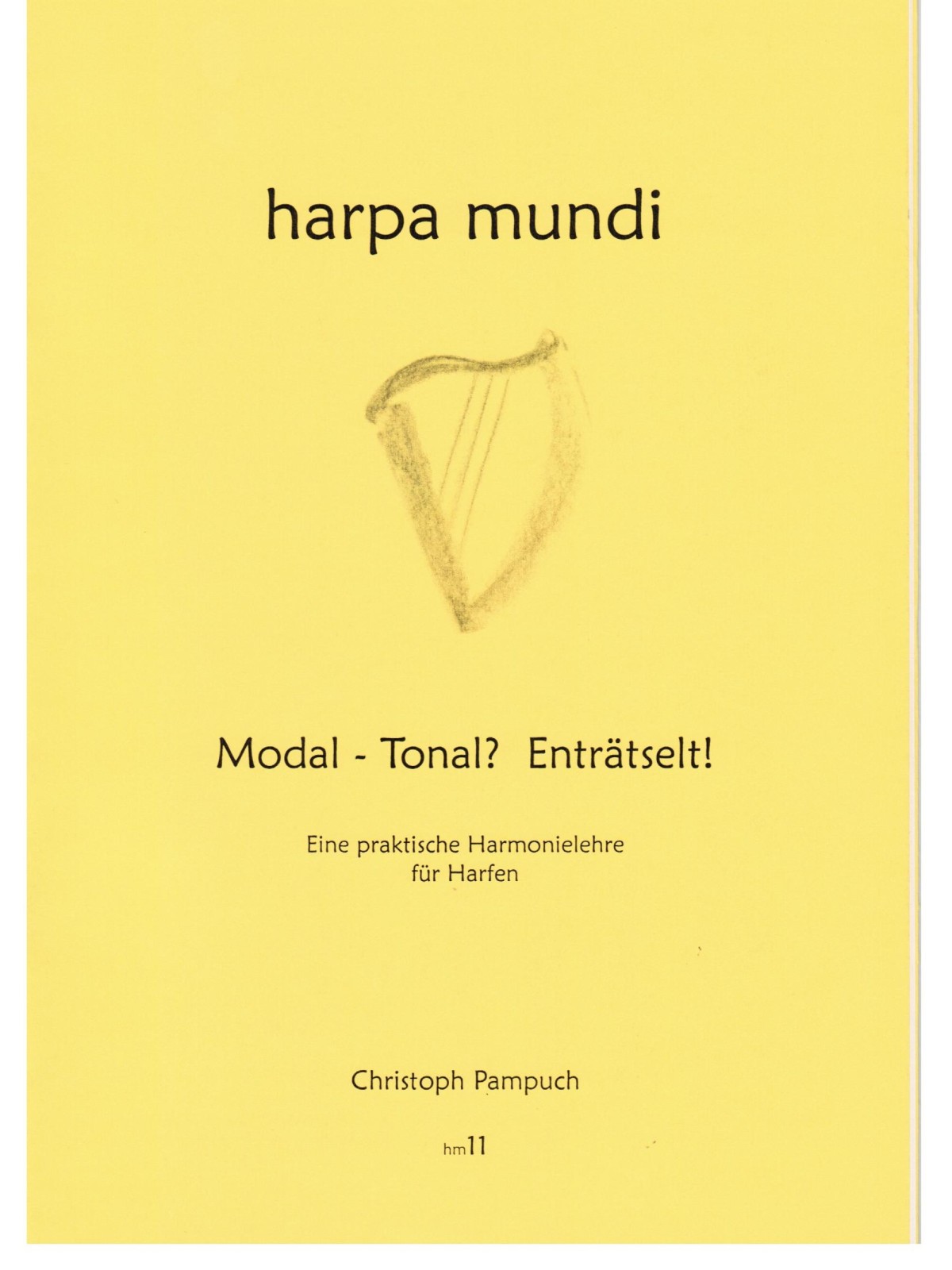 harpa mundi Notenheft Modal Tonal Enträtselt hm11