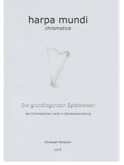 harpa mundi Notenheft chromatische Harfe, grundlegende Spielweise hmc1